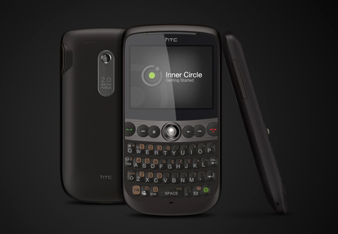 HTC выпустила смартфон с аппаратной QWERTY-клавиатурой и функцией Inner Circle
