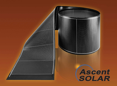 Ascent Solar выпускает самые крупные гибкие фотогальванические модули Ascent Solar выпускает самые крупные гибкие фотогальванические модули