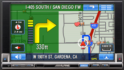 ALPINE представила автомобильную систему AVN, интегрирующую аудио, видео и навигацию ALPINE представила автомобильную систему AVN, интегрирующую аудио, видео и навигацию