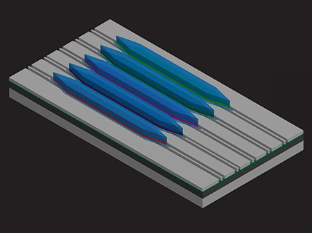 В микросхему впервые встроили квантово-каскадный лазер