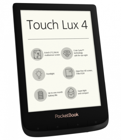 PocketBook представила ридеры Basic Lux 2 и Touch Lux 4