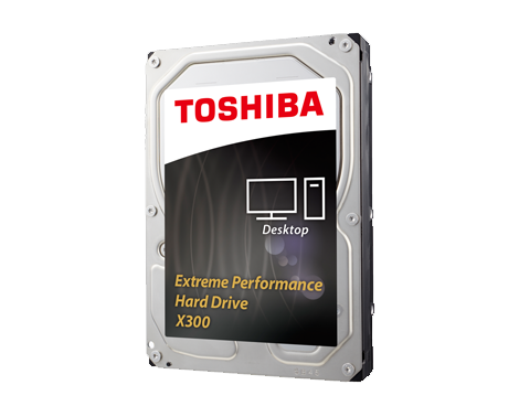 Toshiba обновила линейку производительных HDD для дестопов X300