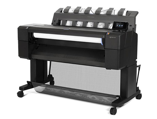 HP представила широкоформатные принтеры для вывода чертежей