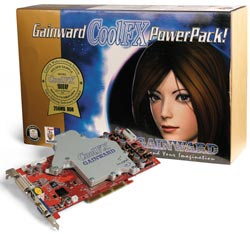Gainward CoolFX PowerPack! Ultra/1800 XP GeForce FX 5950 Ultra "под водой"