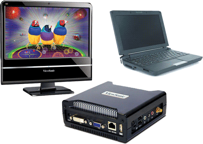 ViewSonic делает ставку на cloud computing, выпуская нетбук и моноблочный ПК