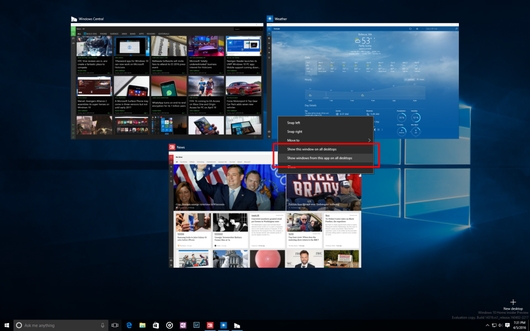 Вышла новая сборка Windows 10 Insider Preview