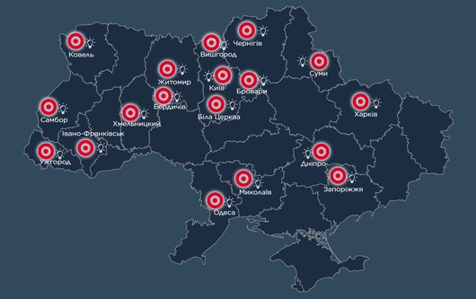 Вже майже півсотні магазинів мережі «АЛЛО» працюють навіть під час блекаутів
