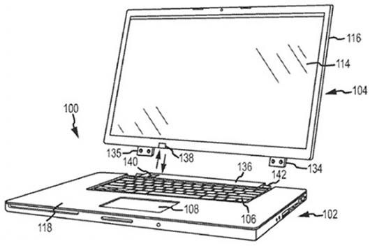 Apple патентует гибридный MacBooks