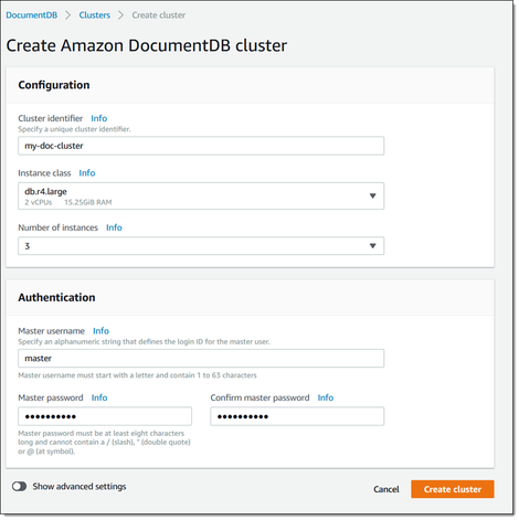 Новый сервис Amazon DocumentDB совместим с MongoDB