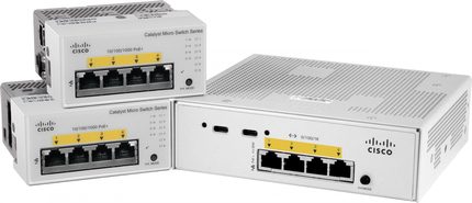 Cisco представила микрокоммутаторы с поддержкой Gigabit Ethernet и PoE+
