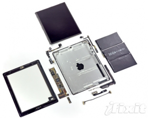 iFixit конструкция iPad 2 стала проще
