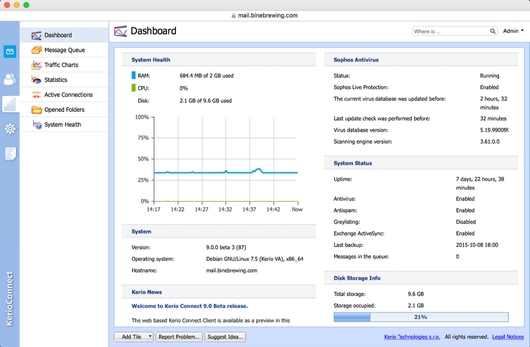 Kerio Connect 9.0 позволяет повысить эффективность совместной работы