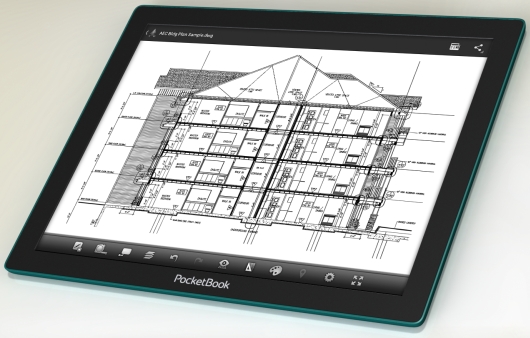 PocketBook анонсирует устройство для работы с чертежами CAD Reader