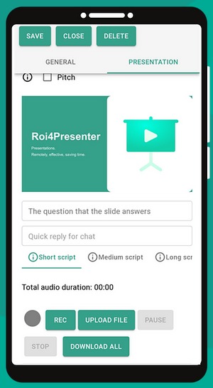 Мобильное приложение Roi4Presenter упрощает провести презентацию со смартфона Мобильное приложение Roi4Presenter упрощает провести презентацию со смартфона
