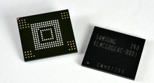 Samsung начала выпуск модулей eMMC 64 Гб по технологии 10 нм