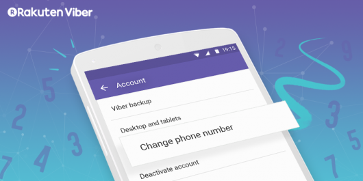 Viber дает возможность менять номер телефона без потери учетной записи