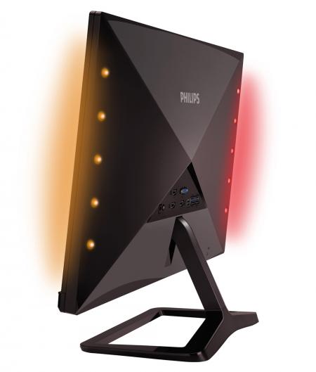 В 3D-мониторе Philips Gioco 278G4 используется тыльная LED-подсветка Ambiglow В 3D-мониторе Philips Gioco 278G4 используется тыльная LED-подсветка Ambiglow