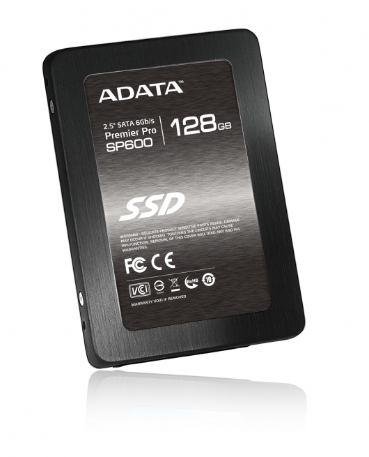 Adata выпускает доступный SSD SP600 с интерфейсом SATA 6 ГБ/с