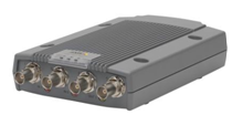 Четырехканальный видеокодер AXIS P7214 поддерживает звук и разрешение Full D1