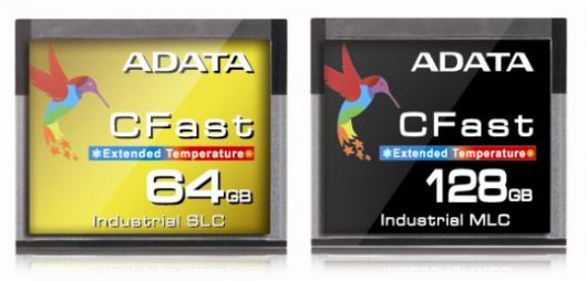 Карты памяти Adata ISC3E CFast поддерживают интерфейс SATA 3.1