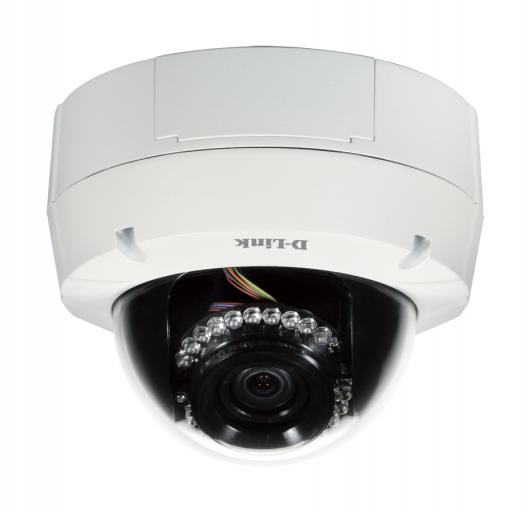 DCS-6513 - внешняя купольная IP-камера с сенсором WDR и возможностью ночной съемки