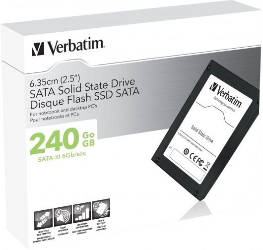 Verbatim выпускает 2,5-дюймовый SSD с интерфейсом SATA-III