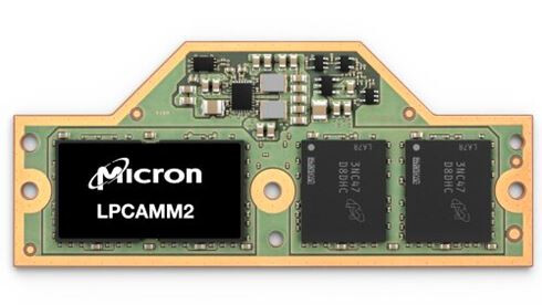 Micron першою виводить на ринок пам'ять LPCAMM2 на базі LPDDR5X