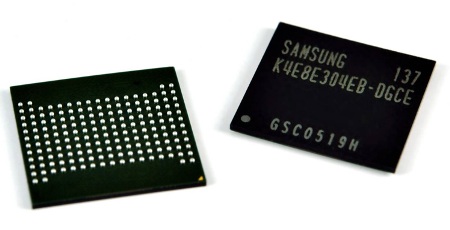 Samsung разработана 30-нанометровая память LPDDR3 DRAM