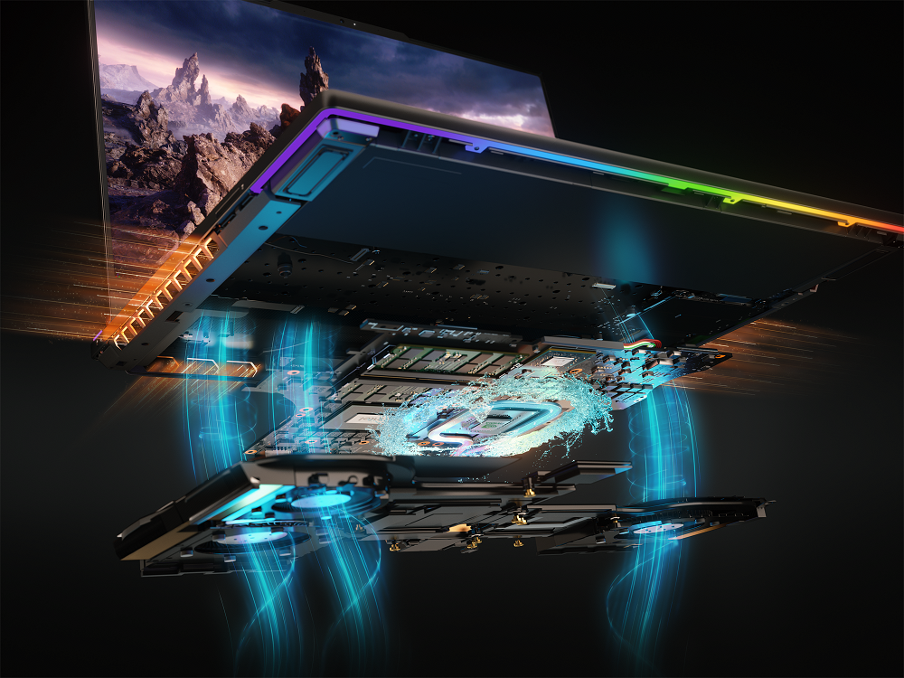 Ноутбук Lenovo Legion 9i має вбудовану систему рідинного охолодження