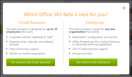 Microsoft начинает тестирование Office 365 beta