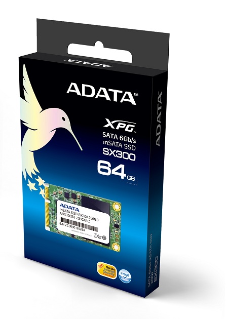 Новые mSATA SSD от ADATA работают в качестве дисковой кэш-памяти