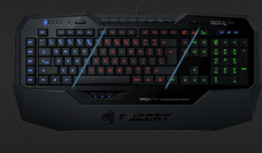 В клавиатуре Roccat Isku FX подсветка поддерживает 16,8 млн оттенков