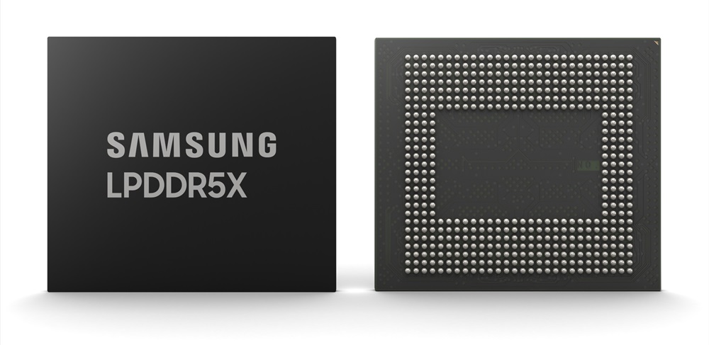 Samsung представила мобільну пам’ять LPDDR5X з пропускною здатністю 10,7 Гбіт/с
