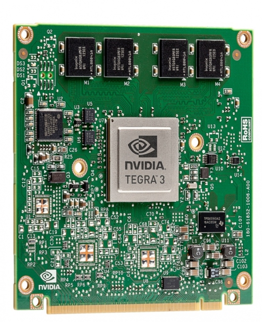 Процессор NVIDIA Tegra 3 нашел применение в автомобилях Audi