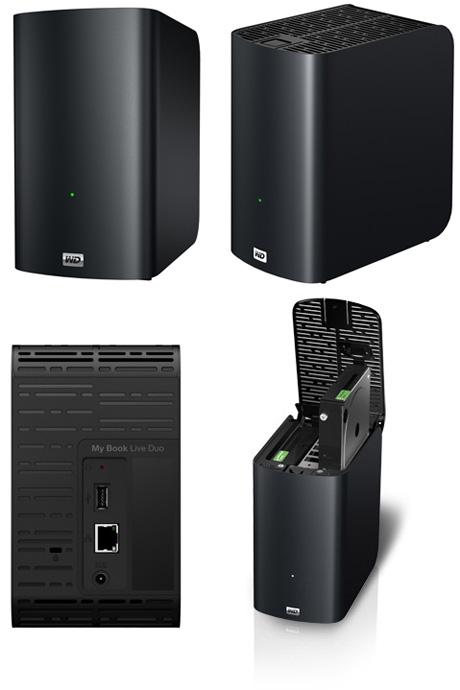 WD My Book Live Duo поддерживает RAID-1 WD My Book Live Duo поддерживает RAID-1