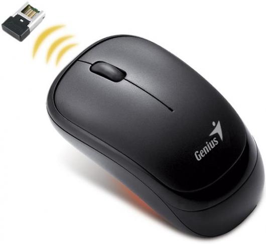 Беспроводная оптическая мышь Genius Traveler 6000Z работает на одной батарейке AA