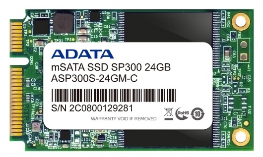 Новые mSATA SSD от ADATA работают в качестве дисковой кэш-памяти