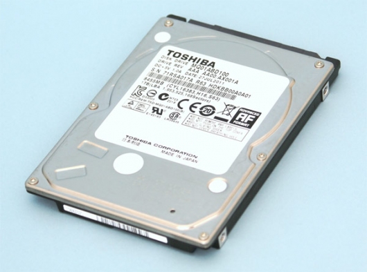 Toshiba выпускает первый 2,5-дюймовый диск емкостью 1 ТБ