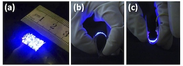 Нанопроволочные светодиоды могут сделать дисплеи и лампочки гибкими