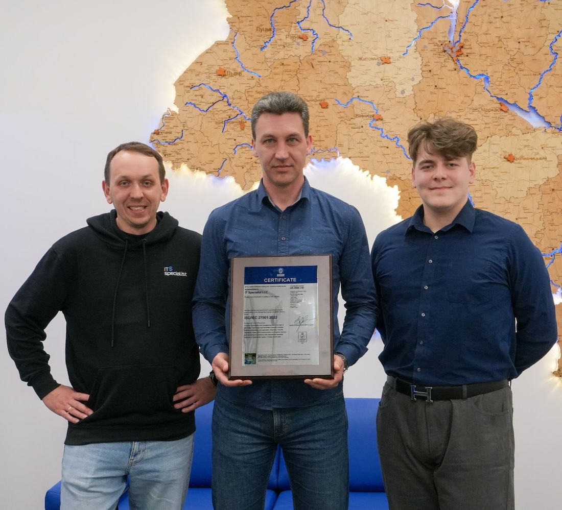 IT Specialist отримала міжнародний сертифікат ISO/IEC 27001:2022
