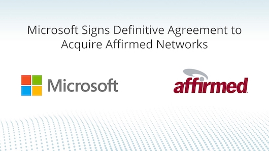 Microsoft приобрела Affirmed Networks, разработчика облачных решения для 5G