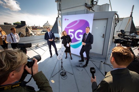 Telia и Ericsson запустили коммерческую 5G-сеть в Стокгольме 
