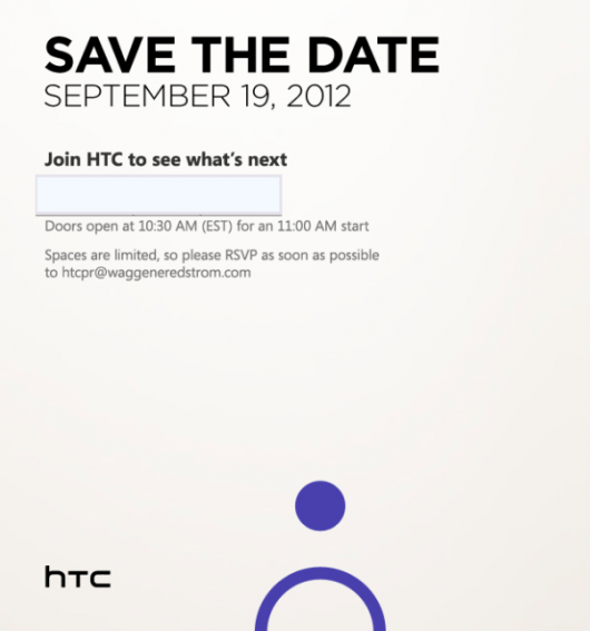 Apple готовит большой анонс на 12-е сентября, а HTC на 19-ое