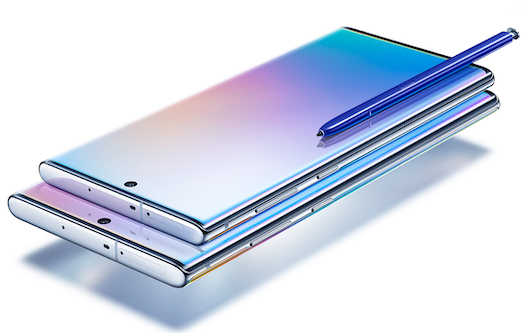 Samsung представила Galaxy Note10 и Note10+
