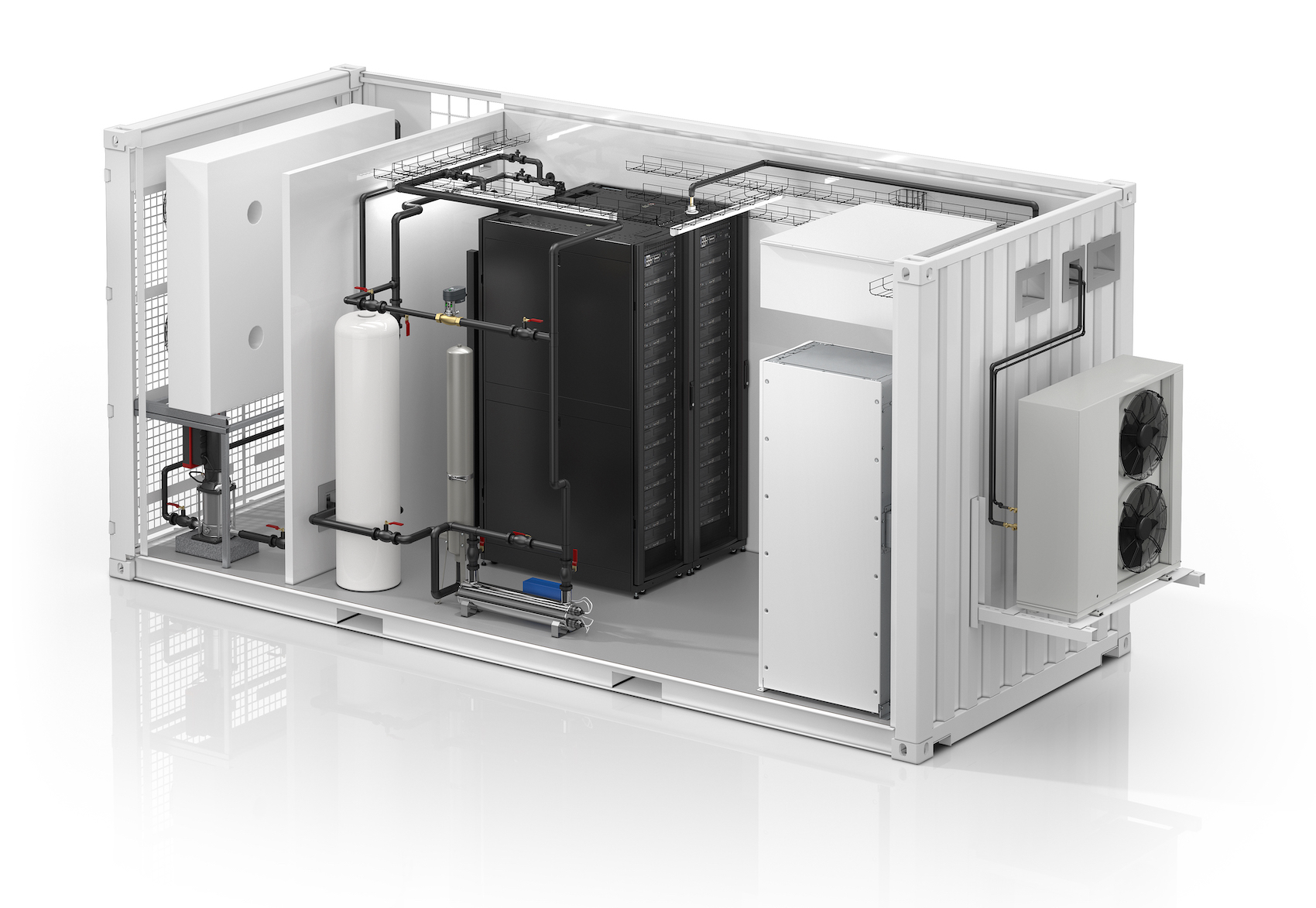 Schneider Electric представляє перший у галузі універсальний модульний ЦОД із рідинним охолодженням