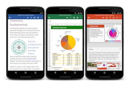 Microsoft представила новую версию Office для Android