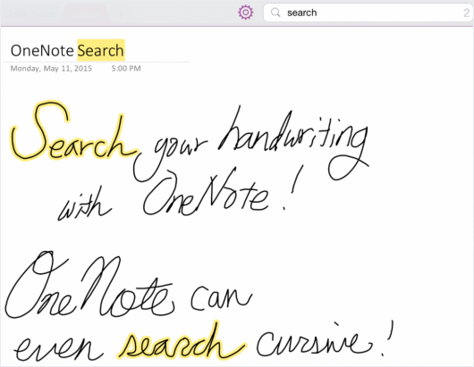 OneNote: поиск в рукописных текстах и ​​поддержка Apple Watch