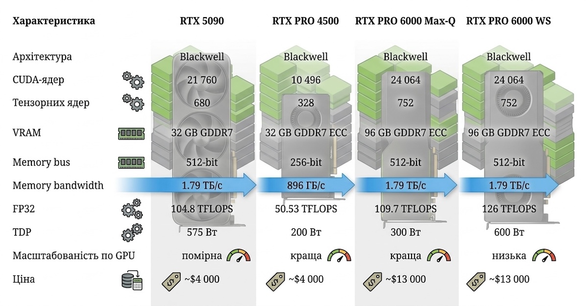 Локальний інференс на двох RTX 5090. Рушії попиту 