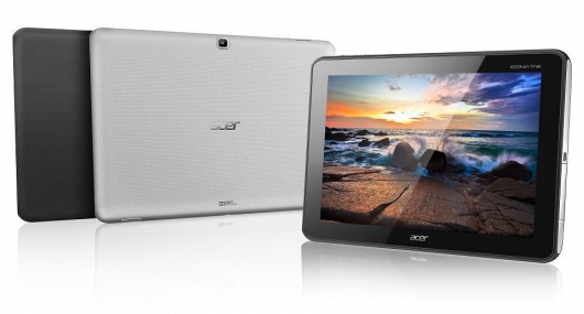 Планшет Acer ICONIA TAB A510 работает автономно 15 часов