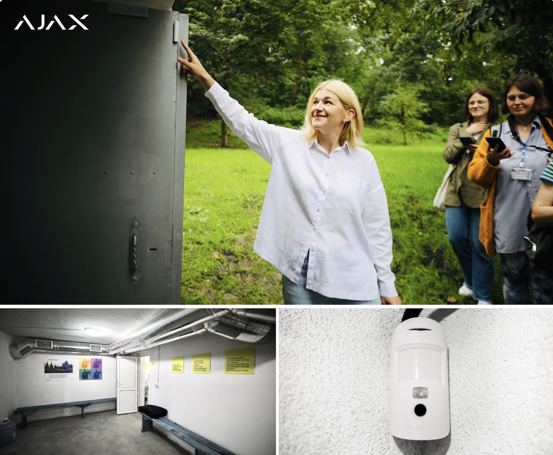 Ajax Systems обладнала укриття у Львові автоматичною системою відчинення дверей